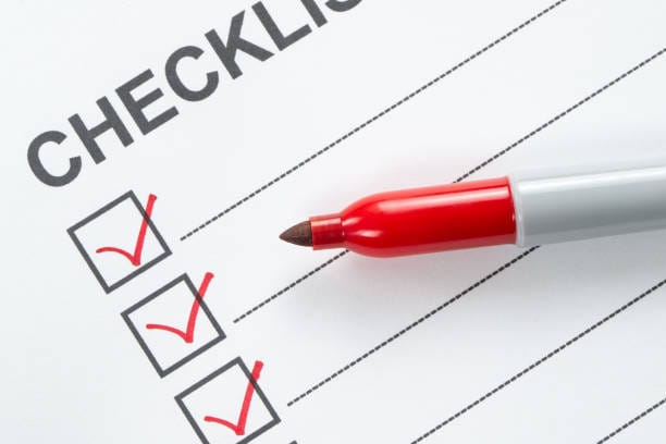 Year End Checklist