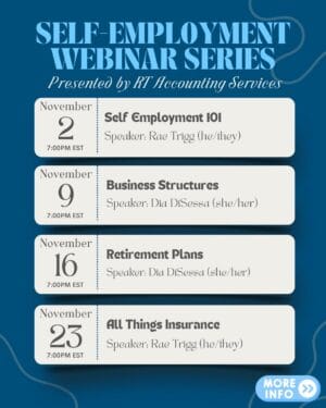 Self-Employment Webinar Series